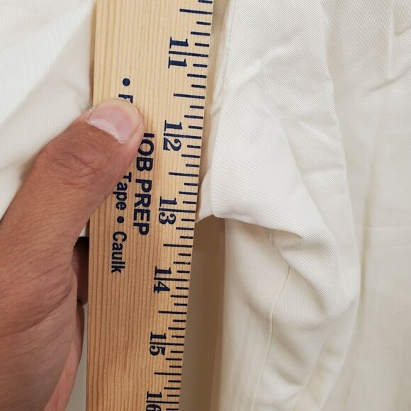 Lattelier Linen Blend Tapered Pants Women Size XL NWT Oversized Pleated Tapered - Picture 11 of 16